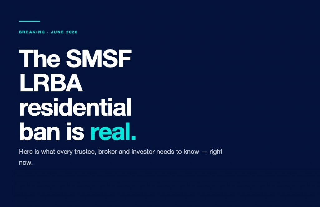 Banning SMSF LRBA Residential Lending: The Supply Paradox Nobody Is Talking About